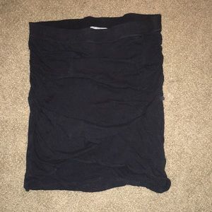 James Peres rouched skirt